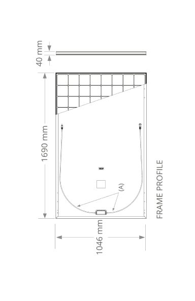 Dimensions of Sunpower Maxeon 375w