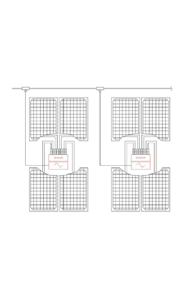 mise en place du micro-onduleur APSystems YC1000-3 dans un système de panneaux solaires