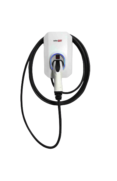 SolarEdge EV charger cable and holder, 7.6m, Type 2, 32A