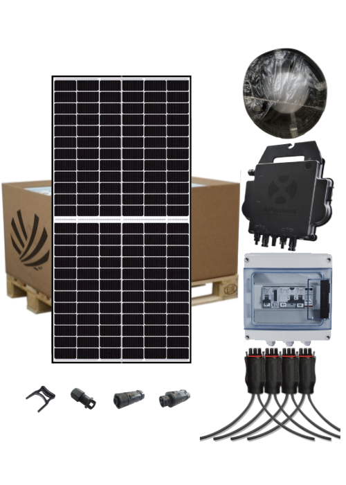 Solar Kit 3000W Canadian Solar 375 W APSystems DS3-L- self-consumption