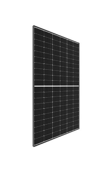 Panneau solaire Hi-MO4 60HIH 370W Half-Cut Black Frame - LONGI Solar vue de côté