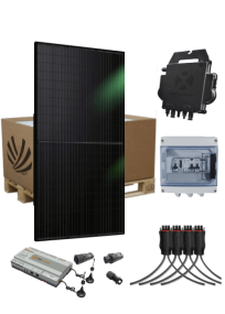Autoconsumption solar kit 3 kW 6 panels AE solar micro-Inverter APSystems DS3-H