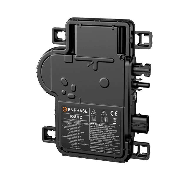 Enphase IQ8-HC Micro-inverter with integrated MC4 connectors front view