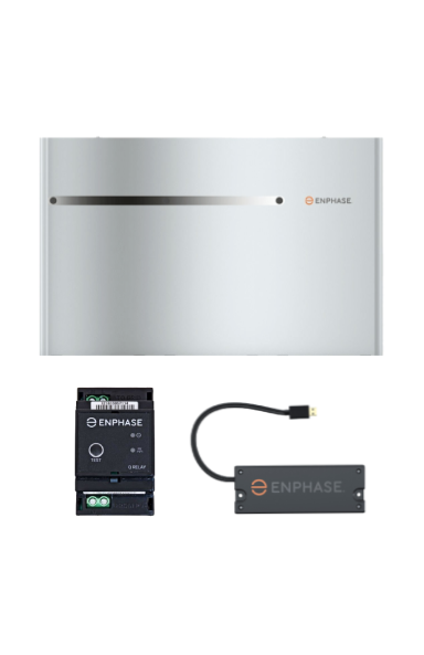 Enphase IQ10T battery kit with adapter and Q Single-phase Relay