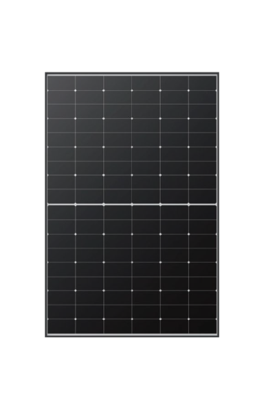LONGi Solar Hi-MO6 54HTH 435W Half Cut Black Frame CRE solar panel front