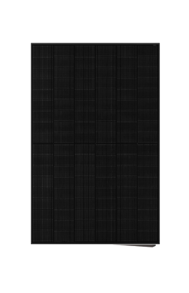 Panneau solaire JA Solar TOPCON Black mesh Bifacial Half-Cut 435W Full Black (JAM54D41-435_LB) avant