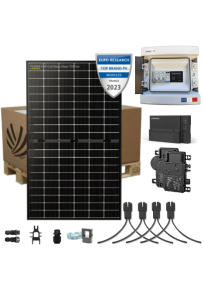 Self-consumption solar kit 4 kW 8 panels Dualsun micro-inverter Enphase IQ8-HC Bifacial