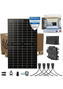 Self-consumption solar kit 3 kW 6 Bifacial panels Dualsun micro-inverter Enphase IQ8-HC