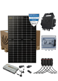 Kit solaire autoconsommation 3 kW 6 panneaux bifacial Dualsun topcon micro-onduleur APSystems DS3-H