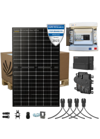 Self-consumption solar kit 6 kW 12 bifacial topcon panels Dualsun micro-inverter Enphase IQ8-HC