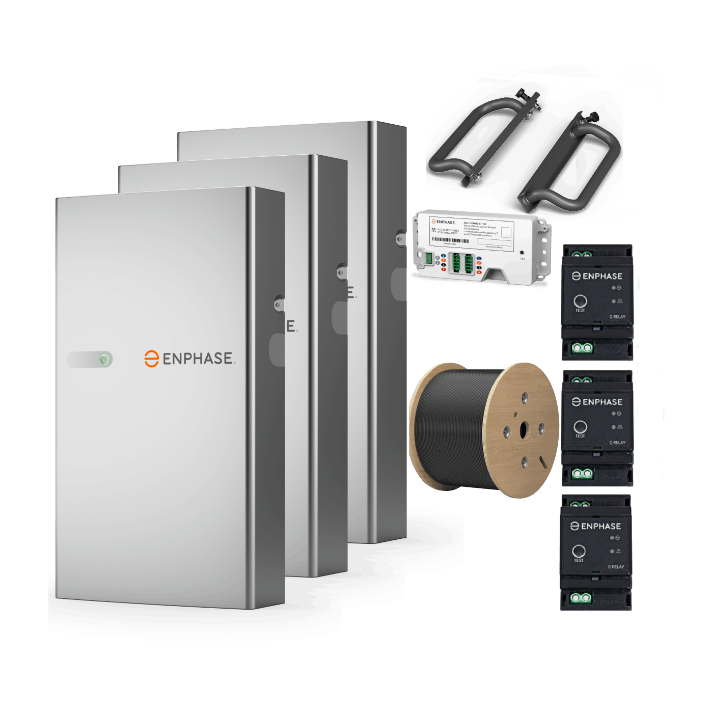 Kit complet Batterie Enphase IQ 5P 15 kWh installation murale
