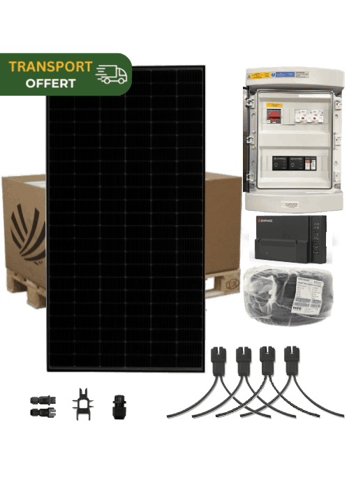 Autoconsumption solar kit 6 kW Monophase 16 Panels Voltec Tarka 375W Micro-inverter Enphase IQ8-AC
