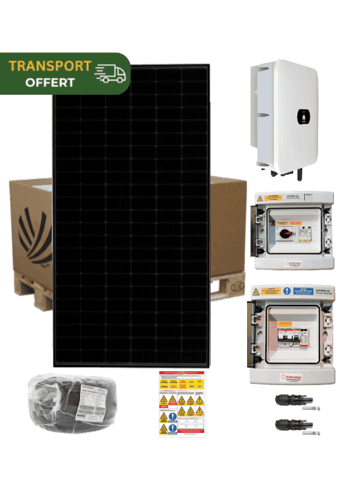Autoconsumption Solar Kit 3 KW 8 Panels Voltec Diament 375W With Huawei Central Iinverter 3KTL-L1