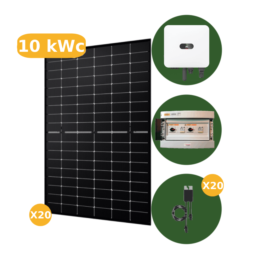 Kit Solaire Autoconsommation 10kW Dualsun avec onduleur Huawei triphasé
